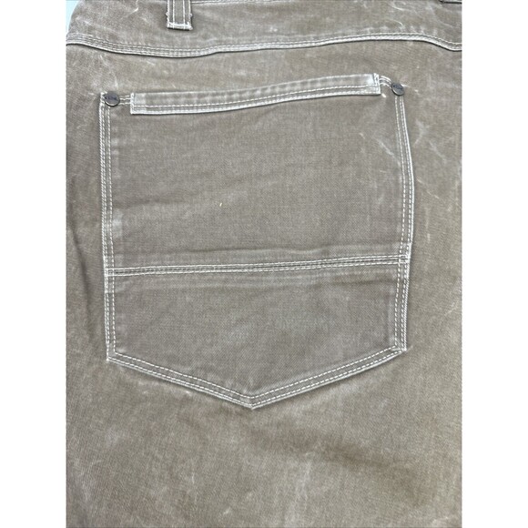 Kuhl Mens Pants Gray 38X30 Crag Vintage Patina Dye Distressed Casual Brown - Picture 6 of 14